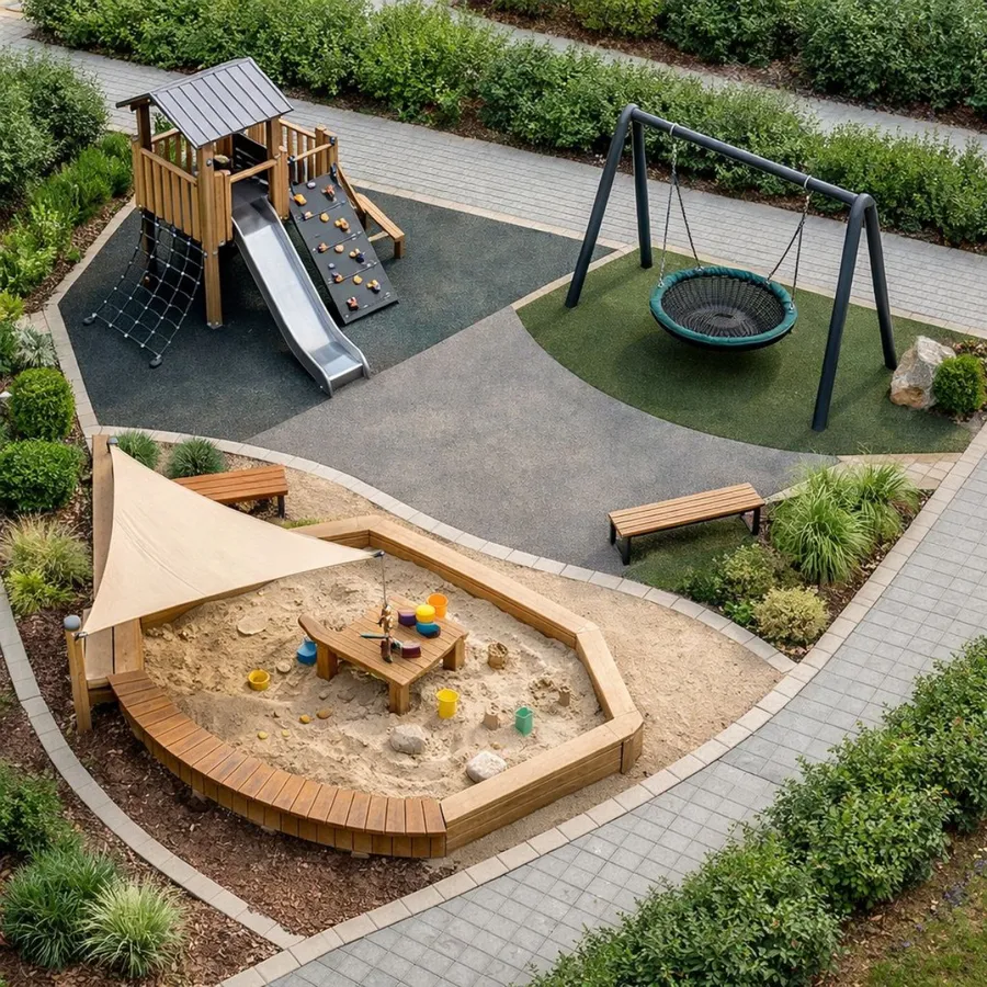 Spielplatzrenovierung für Breitbach