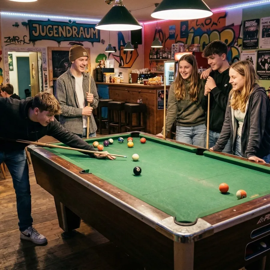 Billiard Tisch im Jugendraum Welsberg