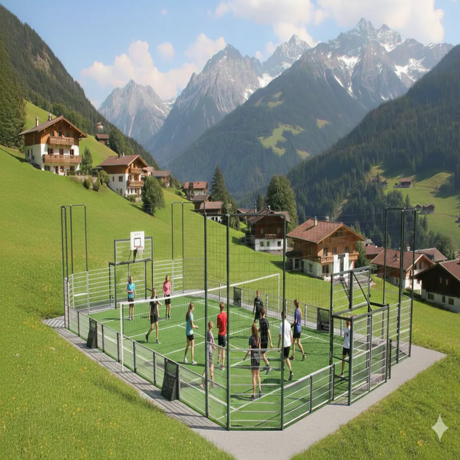 Multisportplatz im  Dorfzentrum St. Sigmund