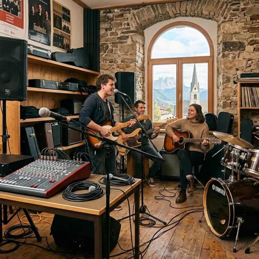 Probe- und Jamraum für Bands und DJs