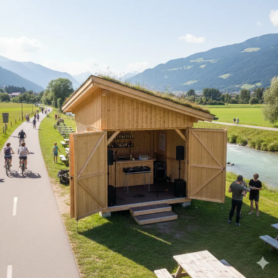 Kultur-Hütte an der Wasserschöpfe