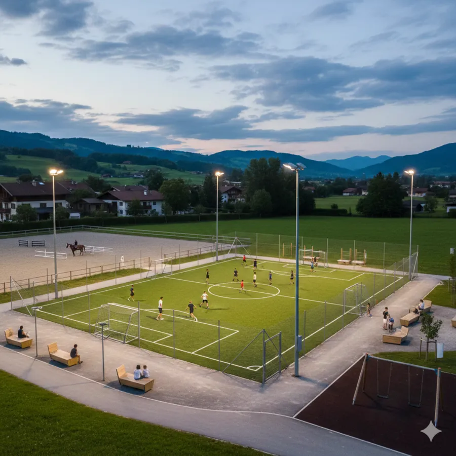 Neuer Kleinfußballplatz für Oberplanitzing