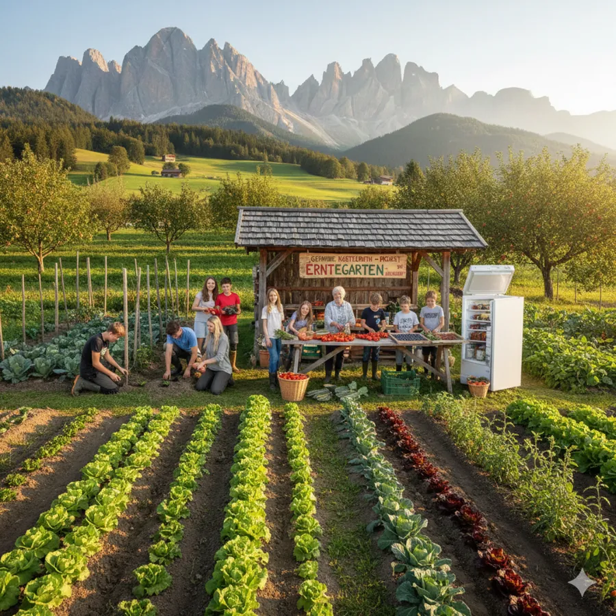 Selbstverpflegung- säen, ernten, konservieren