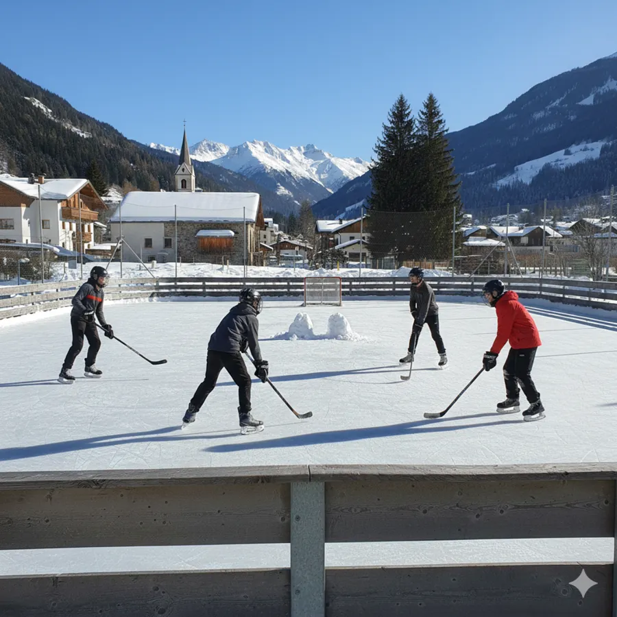 Pondhockey-Feld