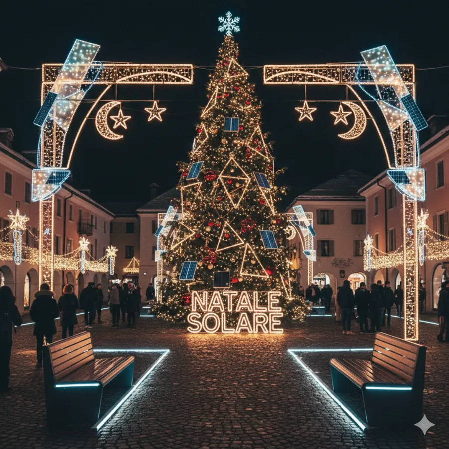Solar-Weihnachtsbeleuchtung
