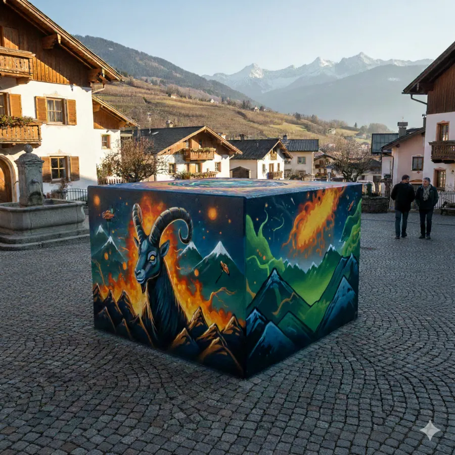 Cube of fame - Legal Graffiti cubes