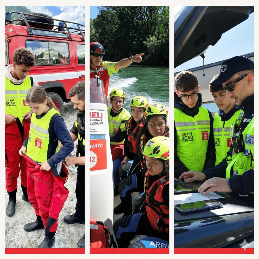 Jugendliche unterwegs