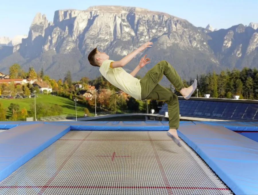Trampoline zum Springen und Austoben 
