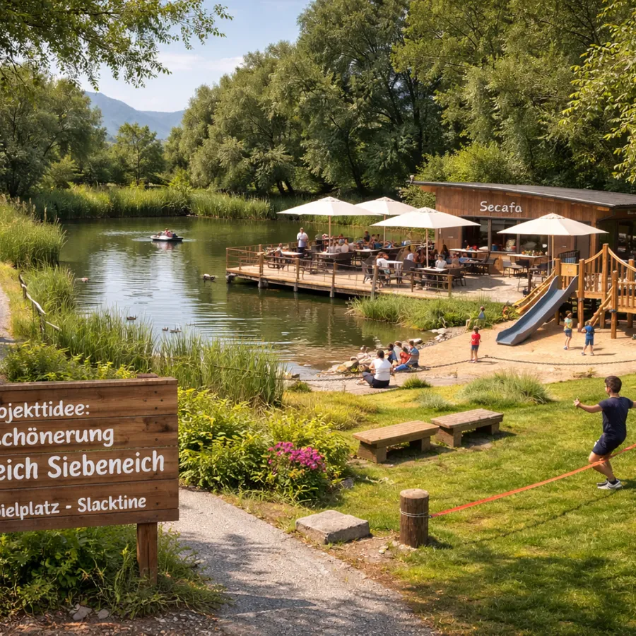 Verschönerung des Fischerteichs in Siebeneich