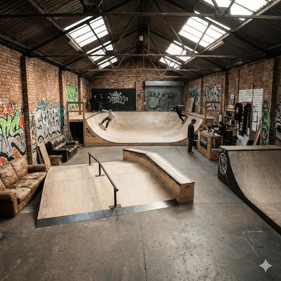Indoor Skate BMX
