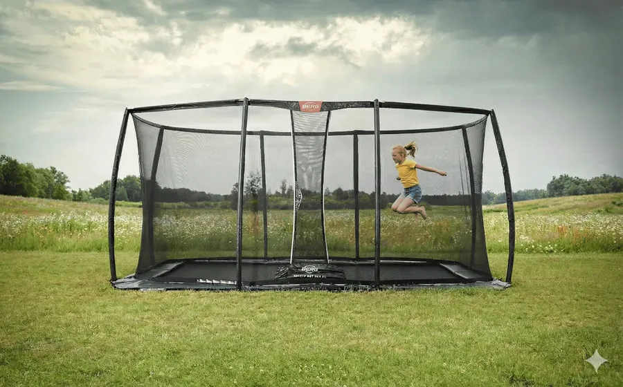 Öffentliches Trampolin