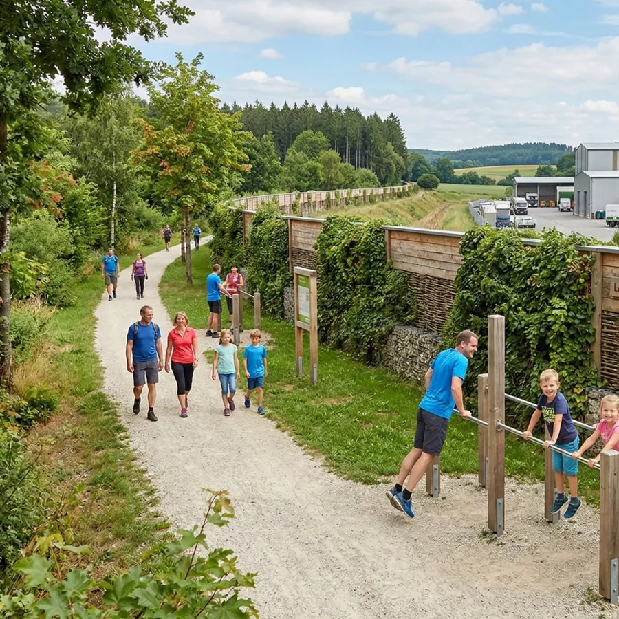 Aufwertung der Erholungszone Bachau Vilpian